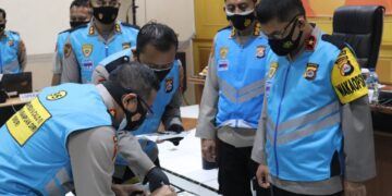 Wakapolda Banten Pimpin Penandatanganan Pakta Integritas Seleksi PKA dan PKP TA 2021