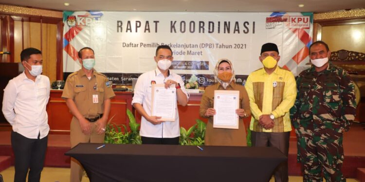 Rekapitulasi DPB, KPU Sebut Jumlah Pemilih di Kabupaten Serang Bertambah