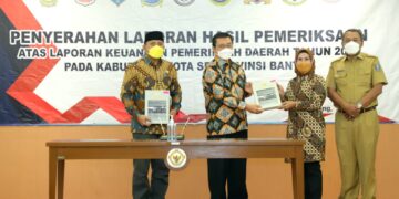 10 Kali Berturut-turut, Pemkab Serang Raih Opini WTP BPK