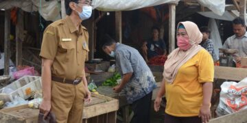 Pasar Kendayakan Kragilan Baru Mulai Ramai Ditempati Pedagang