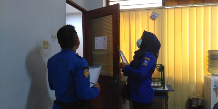 Damkar Kabupaten Serang Periksa Instalasi Listrik di Pendopo