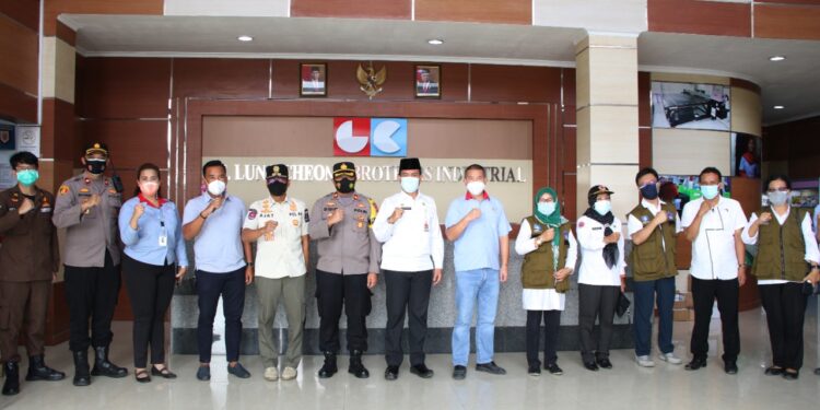 Satgas Covid-19 Kabupaten Serang Sidak PT Lung Cheong