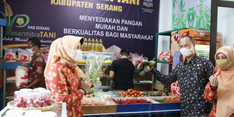 DKPP Kabupaten Serang Launching Pasar Mitra Tani