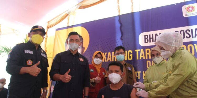 Karang Taruna Banten Beri Bantuan 2.000 Vaksin di Hari Jadi