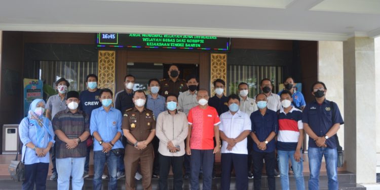 Wujud Sinergitas PWI Se-Banten Kunjungi Kejati Banten
