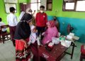 BIN Banten Vaksin Siswa SD di Kecamatan Petir Kabupaten Serang