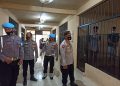 Perwira Pengawas Bidpropam Polda Banten Bersama Pamenwas Cek Tahanan Rutan Polda Banten