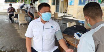 Berikan Pelayanan Kepada Media Mitra, Polda Banten Gelar Vaksinasi Boster