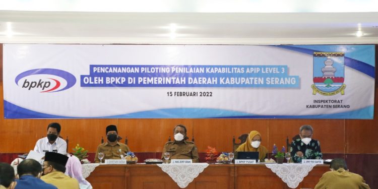 Inspektorat Kabupaten Serang Dijadikan Piloting Penilaian Kapabilitas APIP Level 3
