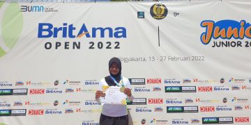 Petenis Muda Banten Cylova Ukir Sejarah Juara Britama Open 2022