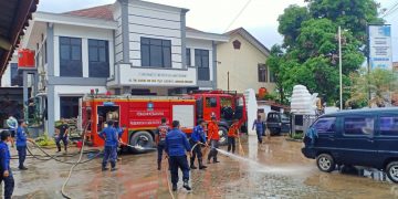 Kantor BPKAD Terkena Banjir, Pelayanan Terhenti Sementara