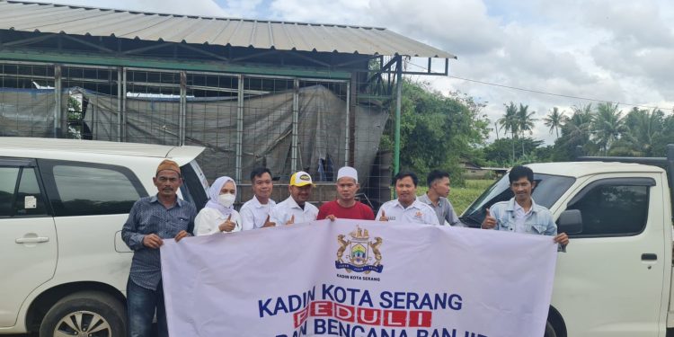 KADIN Kota Serang Bantu Korban Banjir di Kawasan Banten Lama