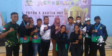 Kota Serang Sabet Juara Umum Cabor Wushu Popda X Banten