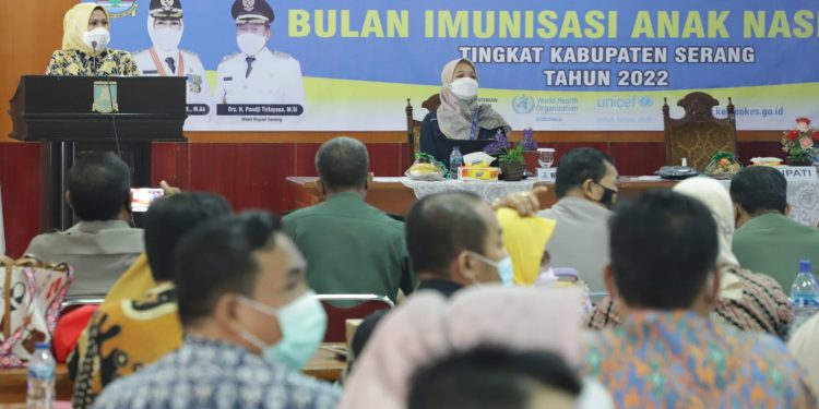 Tahun Ini Pemkab Serang Gencarkan Imunisasi Anak
