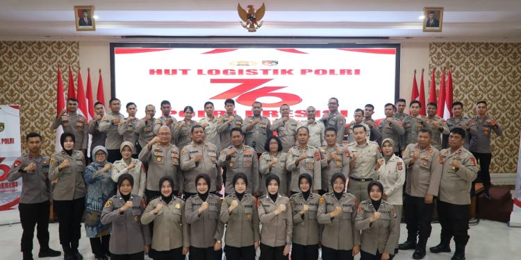 Biro Logistik Polda Banten Peringati HUT Logistik Polri Ke-76
