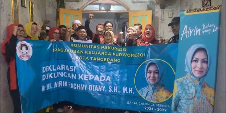Masyarakat Purworejo di Tangerang Raya Dukung Airin di Pilkada Banten